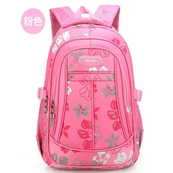 

Student School Backpack Floral Printed Primary School Bags Large Capacity Waterproof Wear-resistant Schoolbag