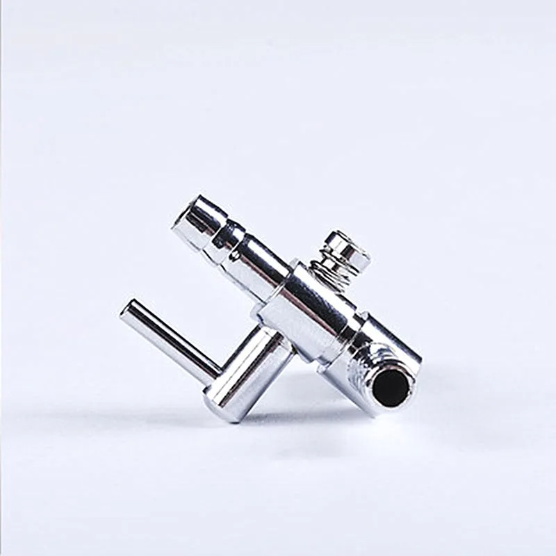 4mm Stainless Steel Aquarium Tank Air Pump Valve 10pcs