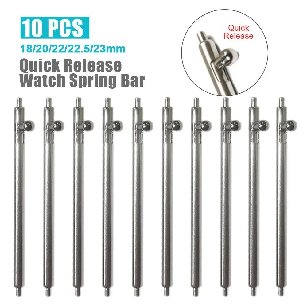 10pcs Watch Band Pin Repair Tools & Kits Quick Release Watch Strap