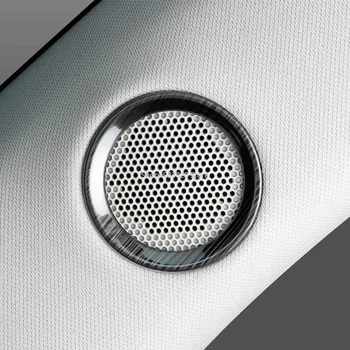 

2x for Mazda CX-5 CX5 2017 2018 2019 Speaker Sound Loudspeakers Ring Trim Cover Stainless Steel Interior Decoration Accessories