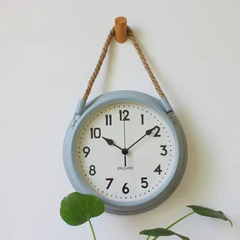 

American Wall Clock Country Pow Patrol Living Room Ultra-quiet Brief Creative Metal Wandklok Home Decorative Watches W