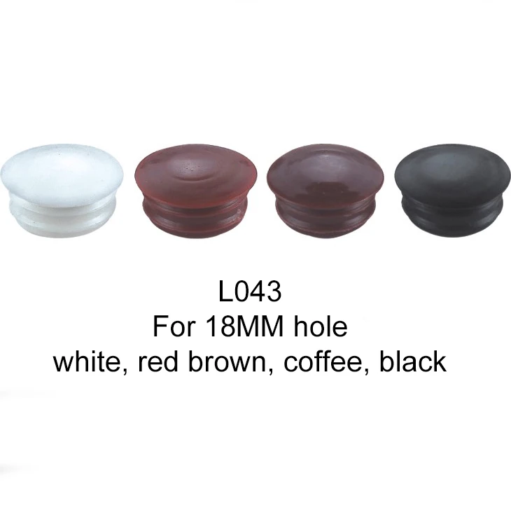 16, 18, 20 мм Крышка отверстия для мебели Крышка для бурения отверстий пластиковая заглушка для украшения белый, черный, красный, коричневый, кофейный, бежевый цвет