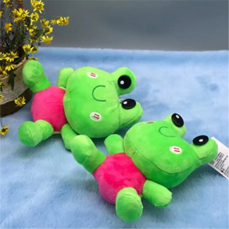 19CM Stuffed Plush Toys New 1Pcs Frog Plush Toy Holiday Gift Animal Cheap For Childs Girls 4
