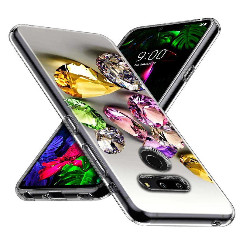 Красивых бриллиантов Стиль для LG W20 W10 V50S V50 V40 V30 K50S K40S K30 K20 Q60 Q8 Q7 Q6 G8 G7 G6 ThinQ чехол для телефона