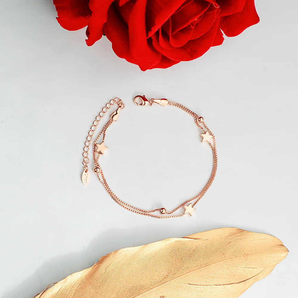 Мода звезда девушка браслеты шарм браслет Дружба