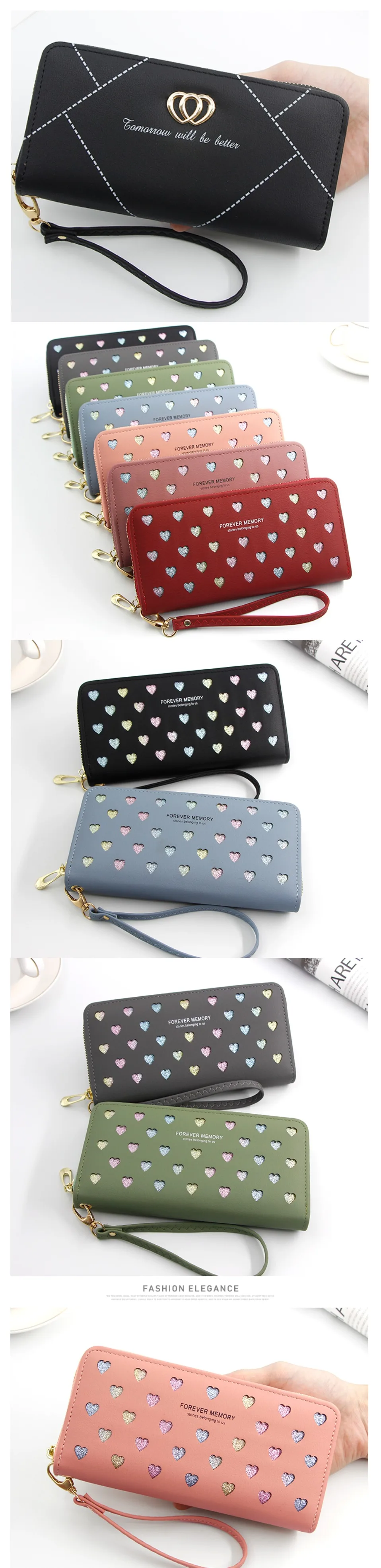 Женский Длинный кожаный бумажник porte monaie femme domppet кошельки carteira slim carteras para mujer billetera porte feuille2019