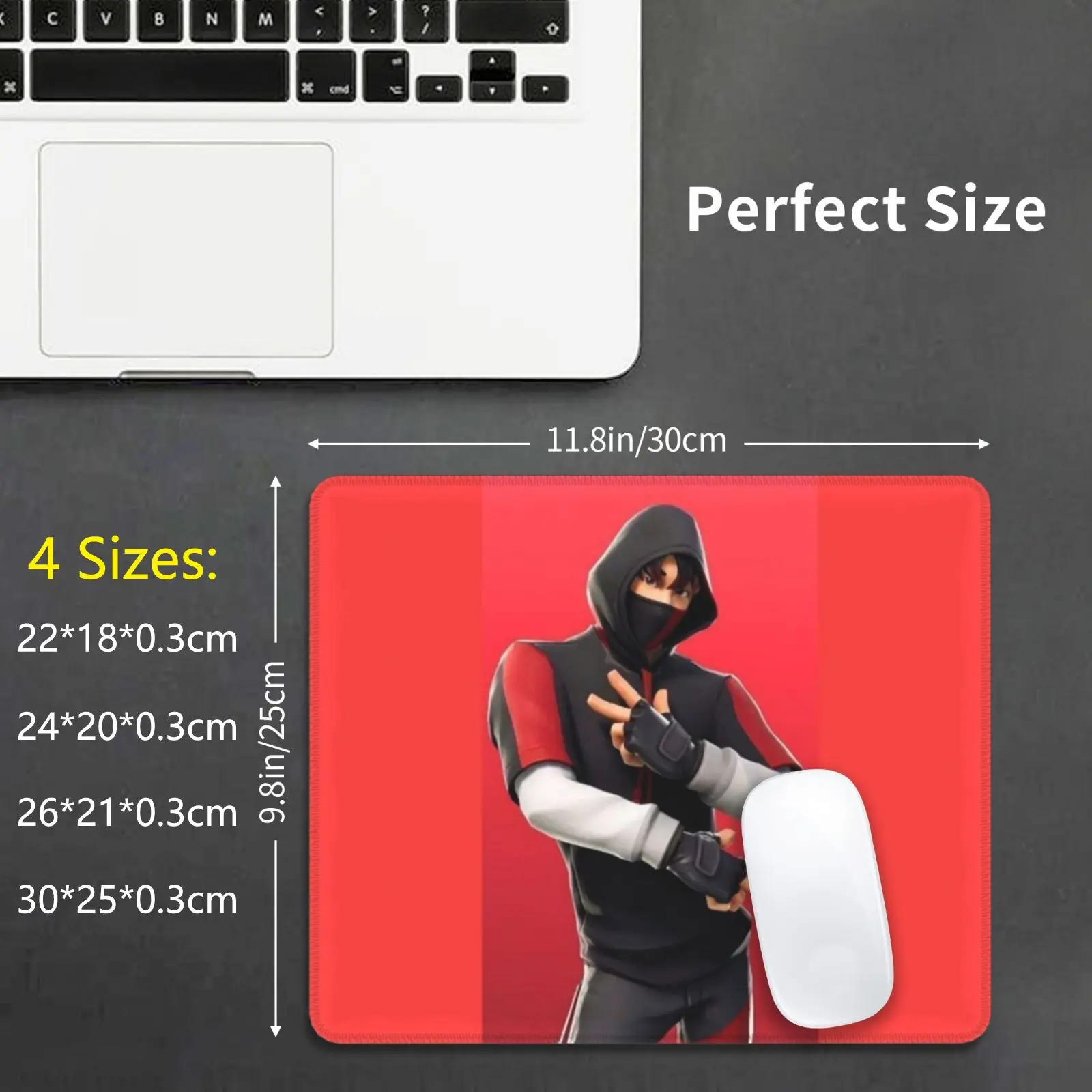 Ikonik Tappetino Per Mouse Cuscino Con Stampa Fai Da Te Ikonik Giochi Epic Giochi Antisommossa
