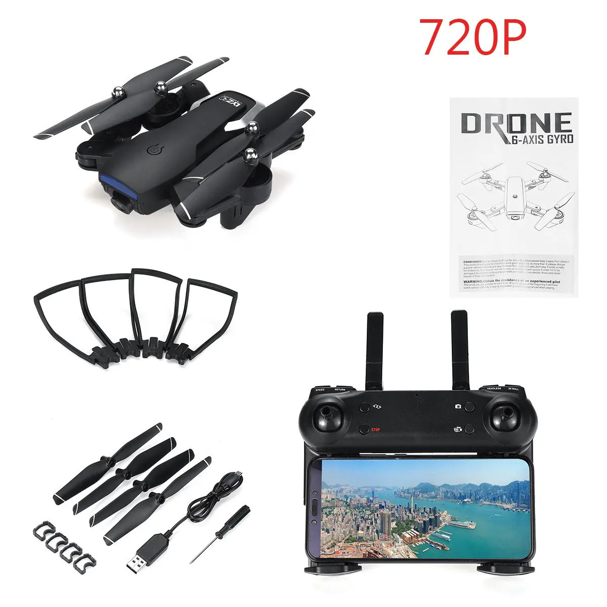 720P black 2,4G L107 1080P двойная Wifi камера s Drone 120M RC Drone gps полная широкоугольная камера приложение жестовая съемка смарт-контроль RC Drone - Цвет: 720P black