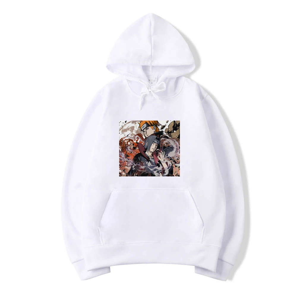 

2020 New Fashion Naruto Hoodies Streetwear Itachi Pullover Sweatshirt Men Fashion Autumn Winter Hip Hop Hoodie Pullover