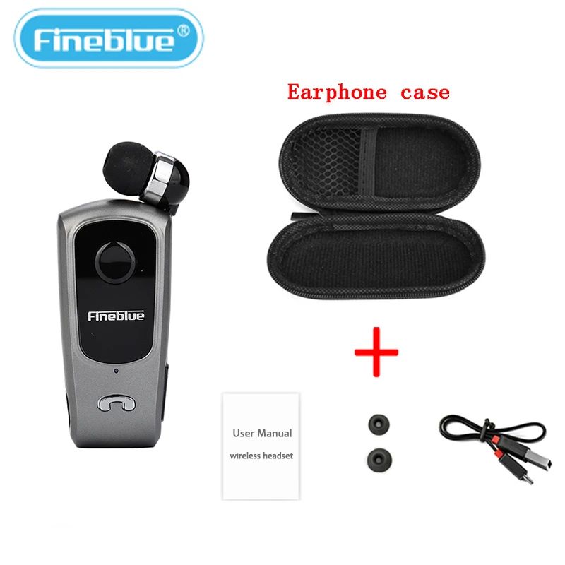 Fineblue F920 Bluetooth Headset Calls Remind Vibration Mini Wireless Earphone Retractable Portable Sport Run Gamer Headphone - 44 - View #2