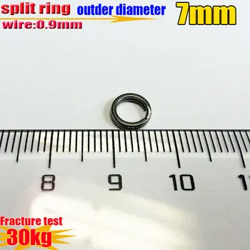 

fishing lures split rings size mix four kinds each 30pcs Quantity 120pcs material 304Stainless Steel