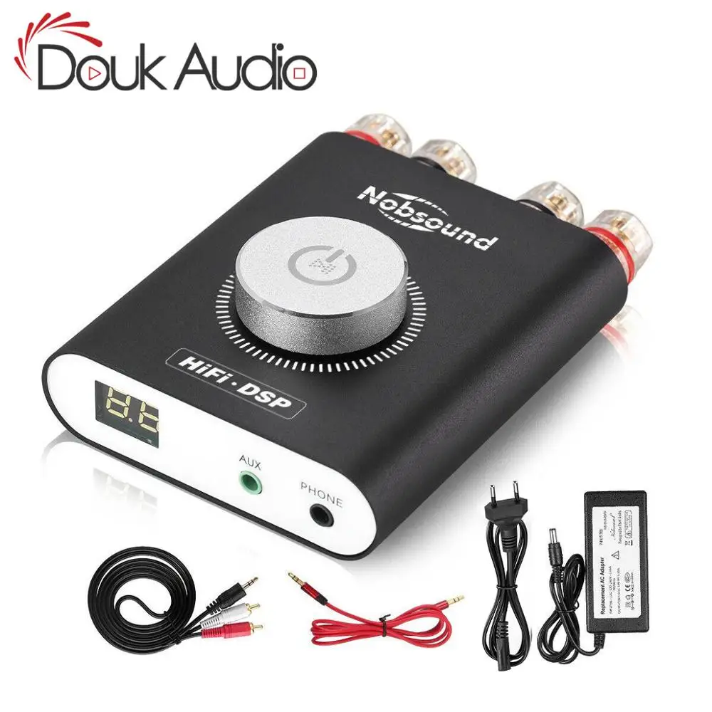 Цифровой усилитель мощности Douk audio HiFi NS 20G Mini Bluetooth 5 0 TPA3116 Hi Fi DSP стерео для