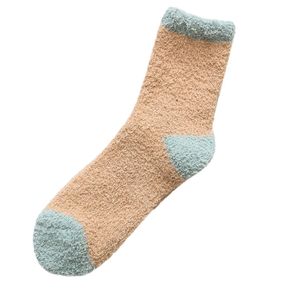Женские повседневные носки, зимние теплые носки из кораллового флиса, 5 пар в комплекте, женские удобные носки, medias de mujer, гольфы#30