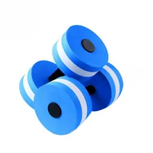 1Pc Outdoor Pool Toys Eva Foam Floating Dumbbells Summer Water Dumbbell Toys Swimming Pool Floating Dumbbells Water Support Dumb