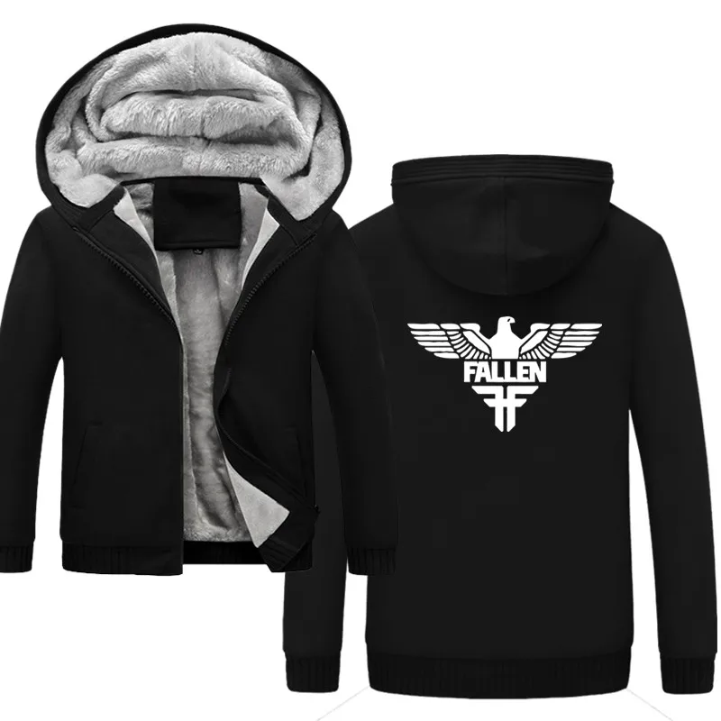 Упавшие мужские утепленные ветровки Куртки Флисовая спортивная одежда 4XL 5XL шерсть лайнер Толстовка теплые толстовки пальто толстовки для мужчин