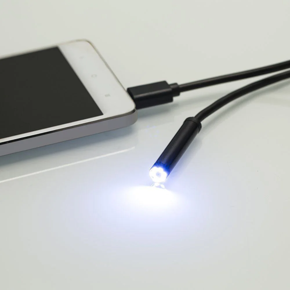 IP67 труба инспекция 5 м 7 мм камера сантехника водонепроницаемый USB эндоскоп для Android