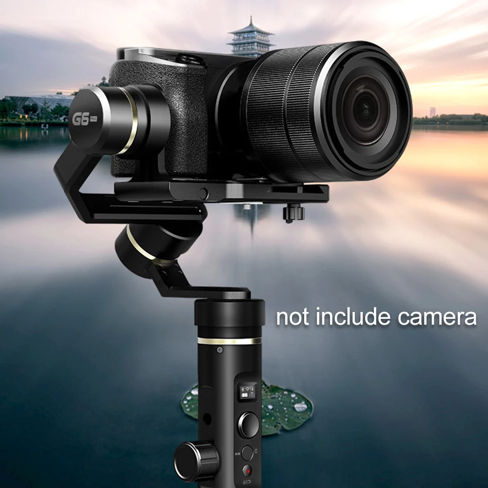 G6 плюс камера шарнирный стабилизатор для камеры GoPro ручной карданный 3-осевой брызг прокатки регулировки со всех сторон Алюминий сплава для Mirroress D