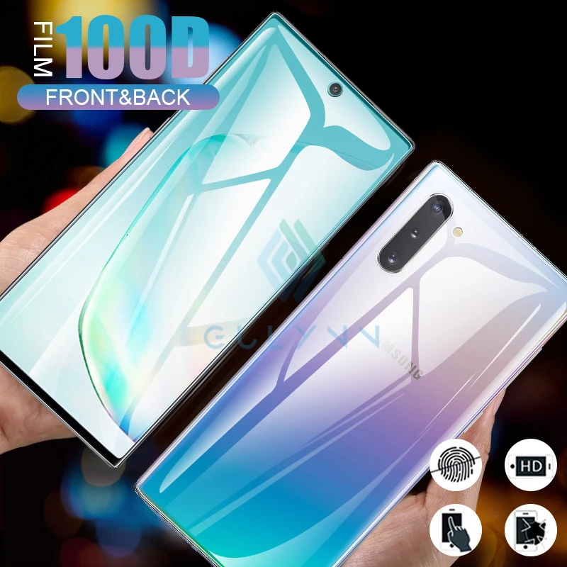 Передняя и задняя мягкая Гидрогелевая пленка для Samsung Galaxy M20 Защита экрана A20 A30 A40