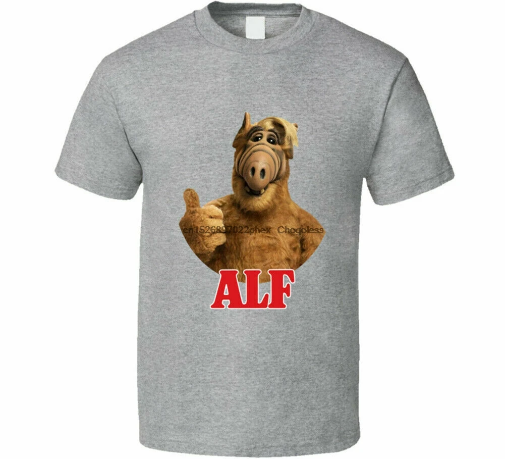 Забавная крутая Мужская футболка ALF Alien с изображением съедобных кошек для ТВ-шоу