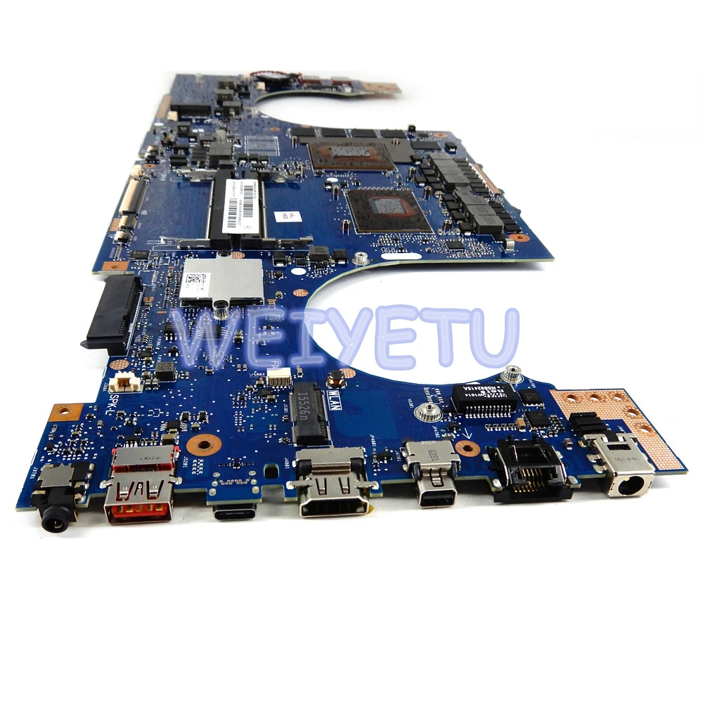 GL702VM материнская плата для ASUS GL702VM GL702V с ядром I7-6700HQ cpu DDR4 GTX1060/6G материнская плата ноутбука REV2.0