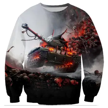 

Game World Of Tanks Sweatshirts 3D Print Men/Women Pullover Hoodies Long Sleeve Crewneck Streetwear Hoody Sudaderas Hombre Tops