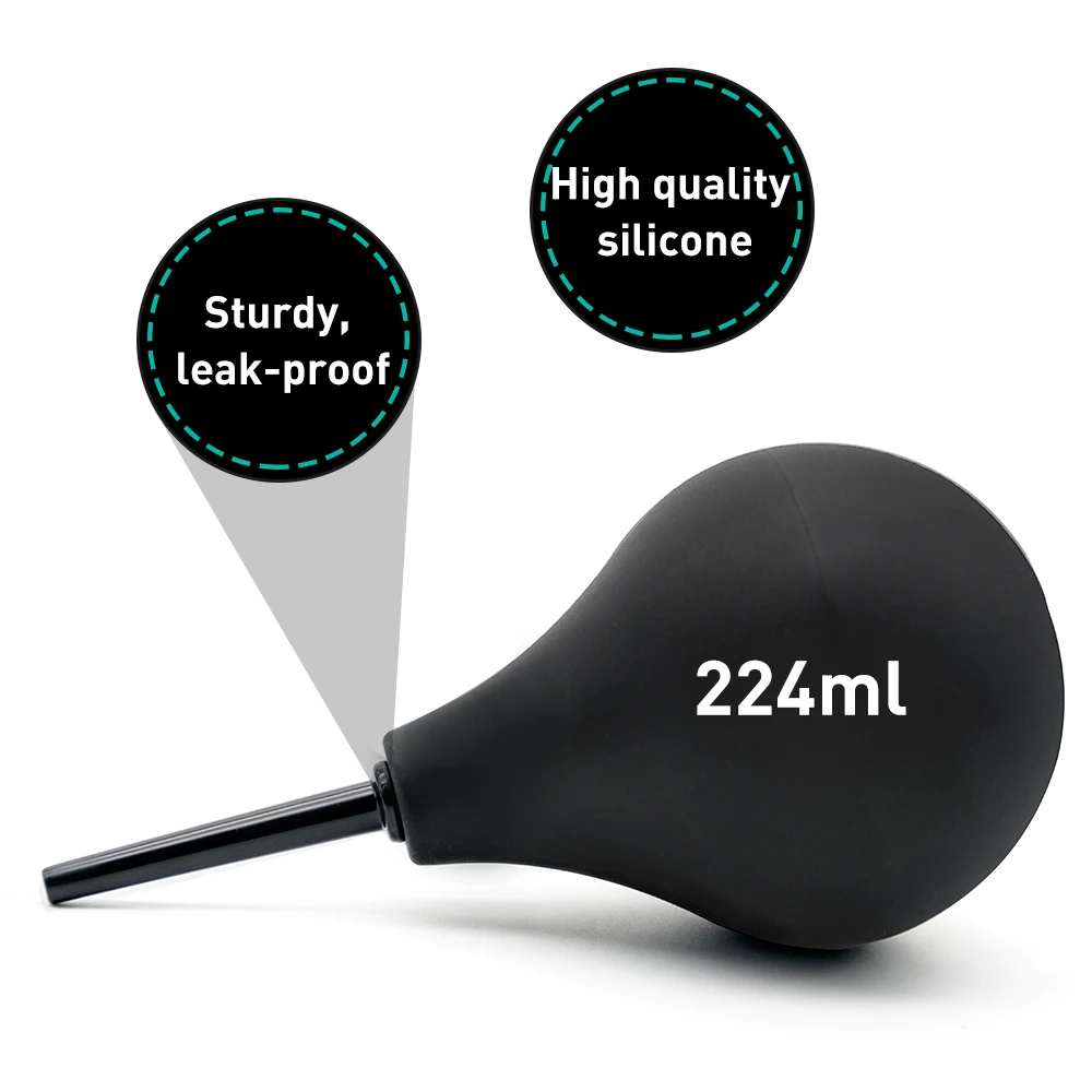 Enema Cleaning Container Vagina & Anal Cleaner Douche Enema Cleaning Bulb Medical Rubber Health Hygiene Tool For Women Men