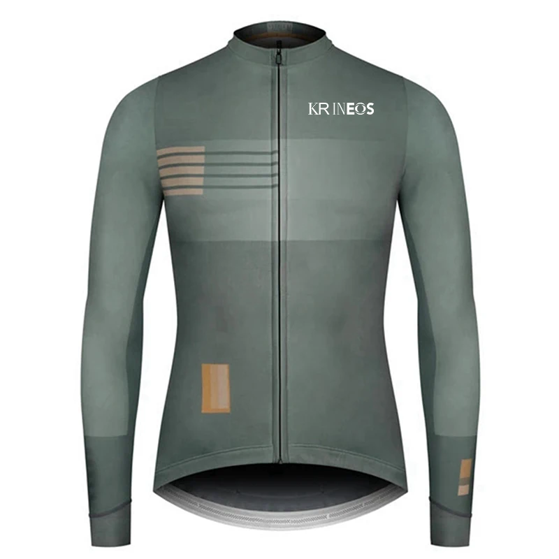 Демисезонная велосипедная одежда с длинными рукавами Мужская Maillot