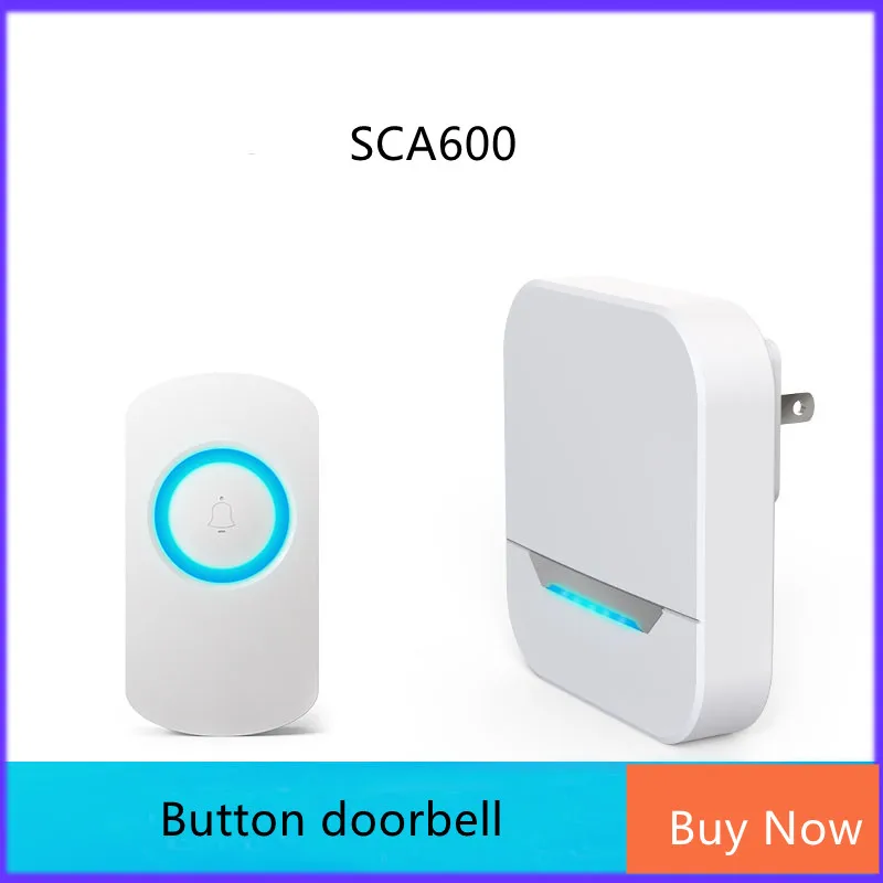 wifi video door phone Self-Powered Doorbell Home Security Outdoor Waterproof Wireless No Battery EU/US/UK Plug Mute Door Bell 1 2 button 1 2 Receiver audio only intercom