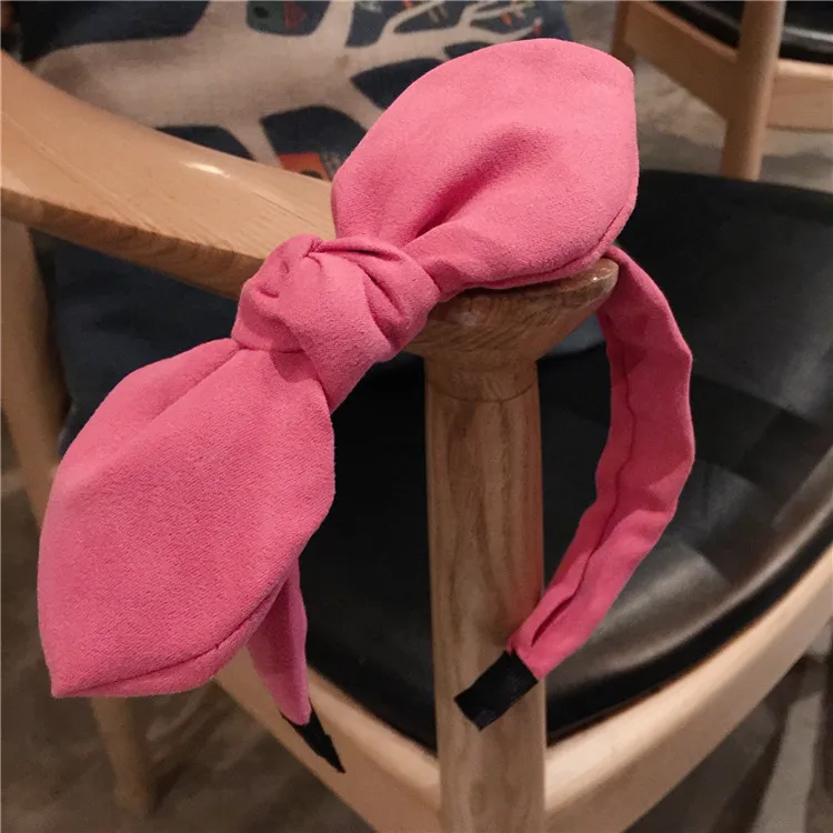 Fashion Lady Fabric Big Ribbon Hair Hoop Girls Bow Widened Headband Ornaments Hairbands For Women Headwear Hair Accessories