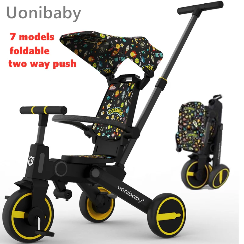 4 in 1 cocuk triportoru scooter cocuk iki tekerlekli bisiklet katlanabilir bebek denge bisikleti cocuklar scooter bebek arabasi 1 6 yasinda three wheels stroller aliexpress