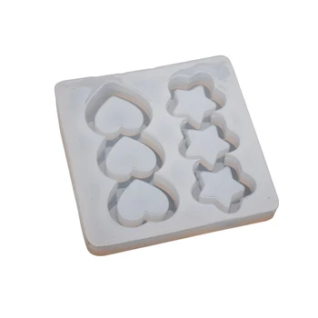 

Mirror Star Love Silicone Mold Quicksand Epoxy Resin Mold Jewelry Casting Resin Molds