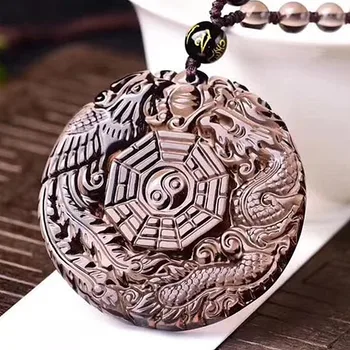 

Natural Ice Black Moment And The Eight Diagrams Cut And Women Ice Yao Stone And Yang The Eight Diagrams Pendeloque Cut