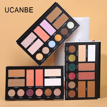 

UCANBE 3D Multifunction Make Up Palette Set Pearlescent Matte Shimmer Eyeshadow Blush Rouge Beauty Make Up Cosmetic TSLM1