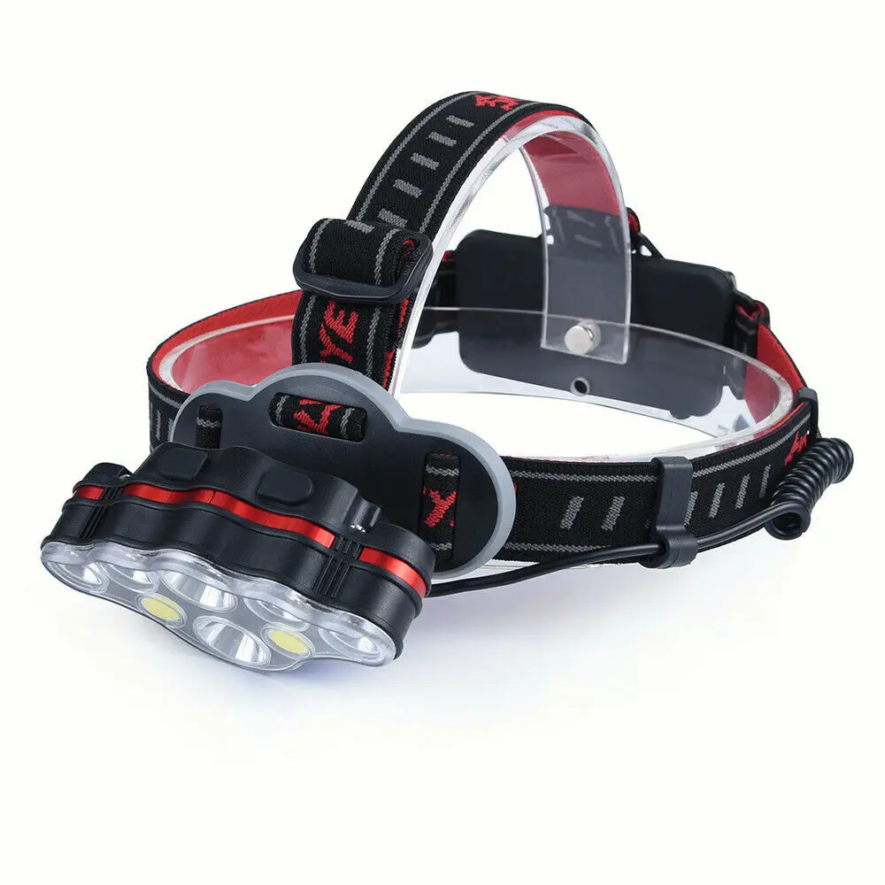 Налобный фонарь T6 COB светодиодный перезаряжаемый 200000 лм|Налобные LED-фонари| |