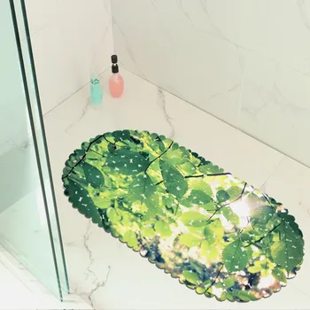 

Fresh Flower Map Balcony Bathroom Mat Hydrophobic Non-Slip Door Mat Swimming Pool Public Places Non-Slip Mat