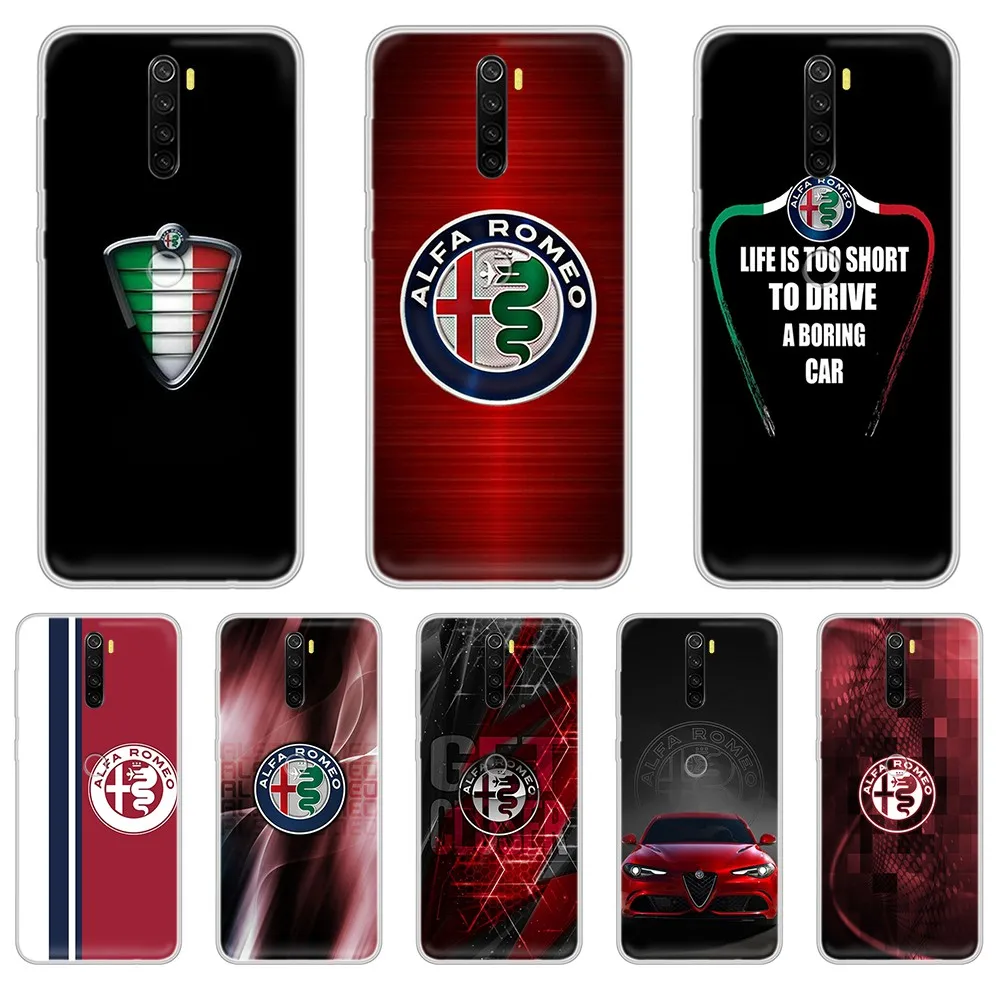 Чехол-бампер Alfa romeo giulietta для XIAOMI Redmi Note 3 4 5 6 7 8 9 9s Pro max 8T 4X | Мобильные телефоны и
