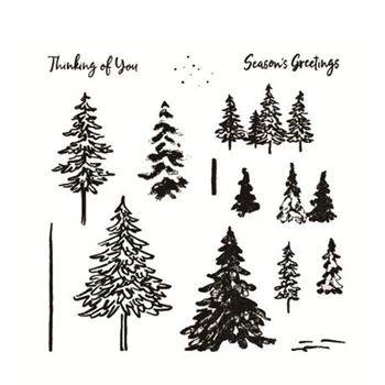 

New 2020 Metal Cutting Dies and Scrapbooking For Paper Making Merry Christmas Tree Embossing Card Clear Stamps Stampin Up Set