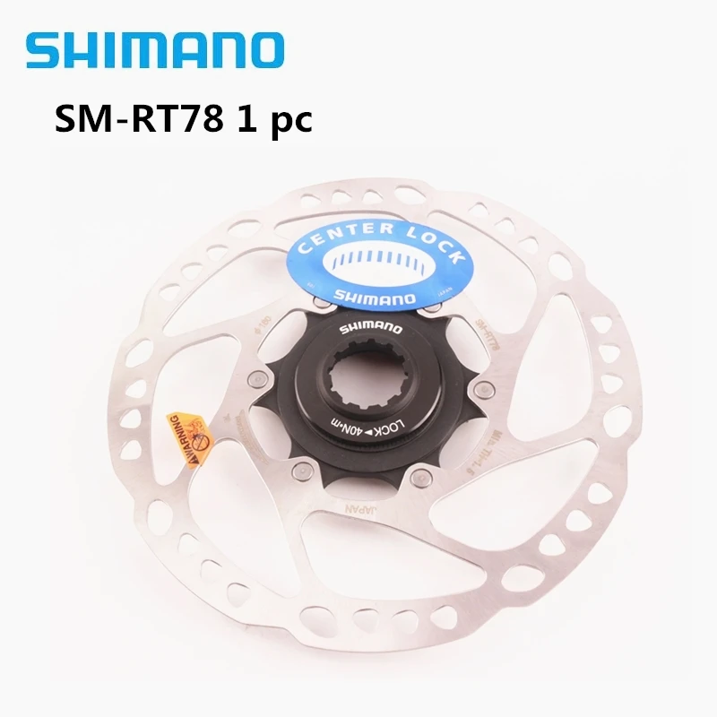 RT78 1PC Shimano Deore XT SM-RT78 SM-RT79 диск оси Центральный замок 160 мм RT79 ротор плавающий Структура лидер 1/2 шт. роторы - Цвет: RT78 1PC