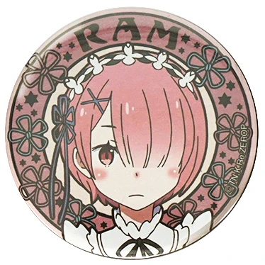 Rezero значок аниме Rem Ram Emilia Felix Войлок Feruto Re: Zero Hajimeru Isekai Seikatsu Relife металлический значок на булавке - Окраска металла: 02 Ram