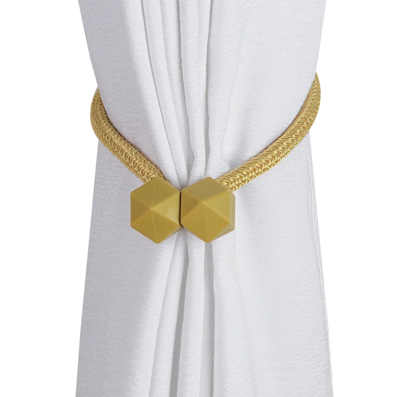 1Pc Magnetic Curtain Buckle Holder Curtain Tieback Hanging Multifaceted Ball Buckle Tie Back Straps Home Decoration