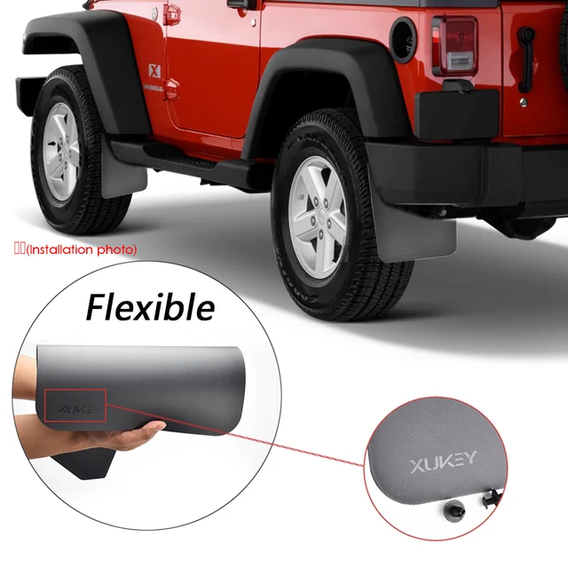Splash Guards 2023-2025 Chevrolet Colorado & GMC Canyon Mud Flaps - Front & Rear 4-Piece Splash Guard Set GMC Canyon Splash Guards