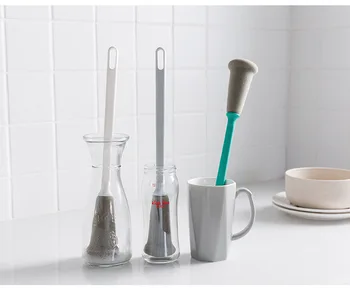 

1PC Sponge Cup Brush Long-Handled Bottle Brush Kitchen Washing Cup Tweezers Glass Decontamination Helper Cleaning Brush XB 051