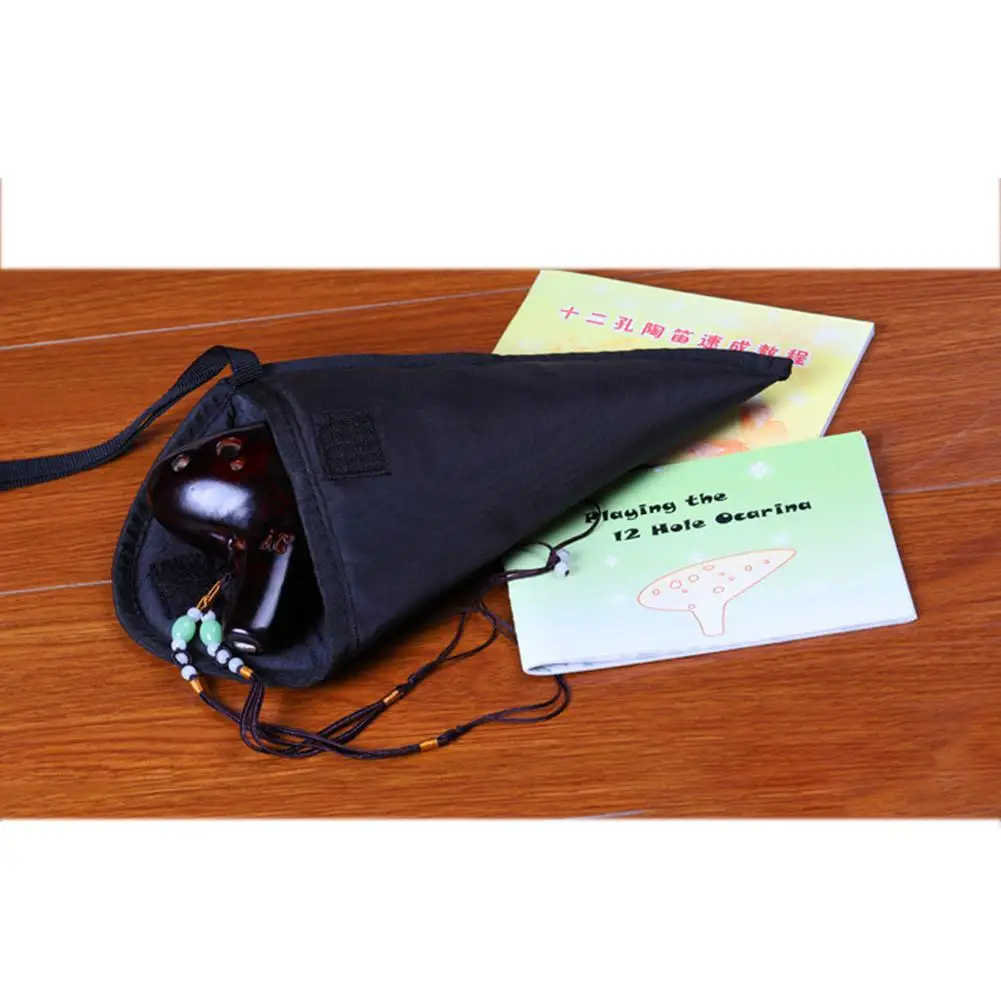  Chinese wind instrument 12 hole Ocarina smoked 12 hole beginner teaching Ocarina to send teaching m - 4000079716000