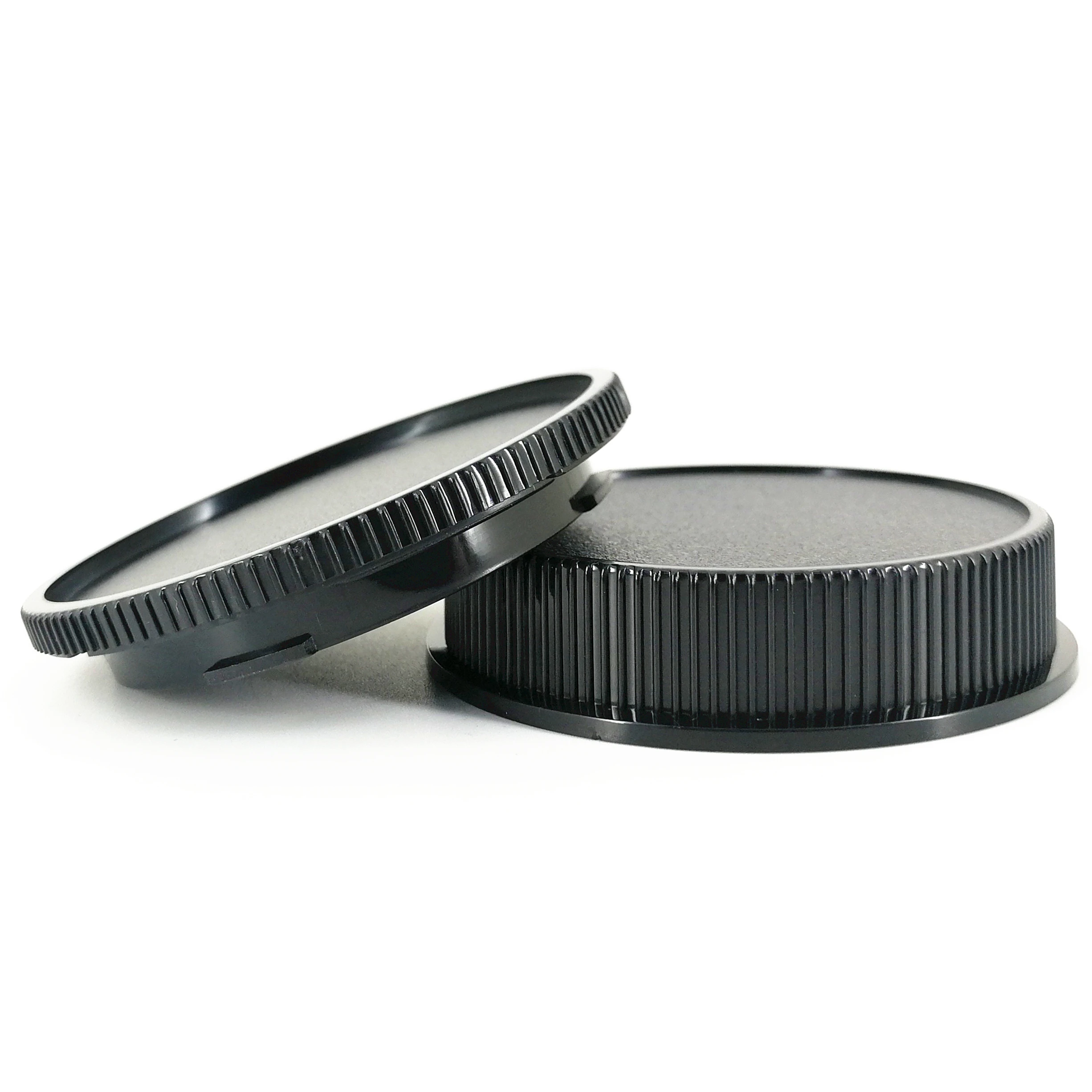 Copriobiettivo anteriore e copriobiettivo posteriore per fotocamere Leica T TL TL2 CL SL SL3 Panasonic S1 S1R Sigma FP L (compatibili con i codici 14025 e 14028) - Image 2