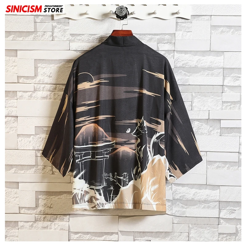 Sinicism Store 2020 мужская летняя куртка с принтом повседневная тонкая в китайском стиле