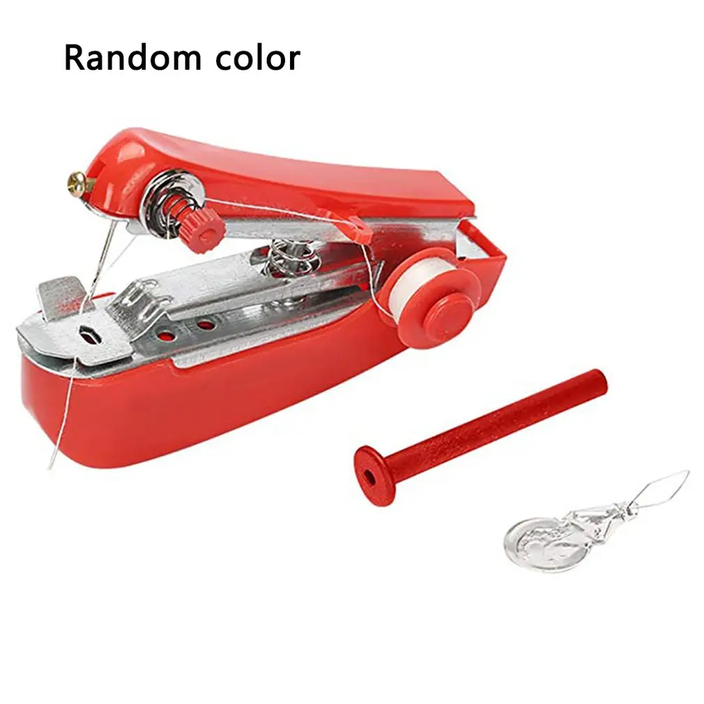 

Portable Mini Sewing Machine Manual Operation Simple Sewing Tools Fabric Sewing Fabric Practical Sewing Tool
