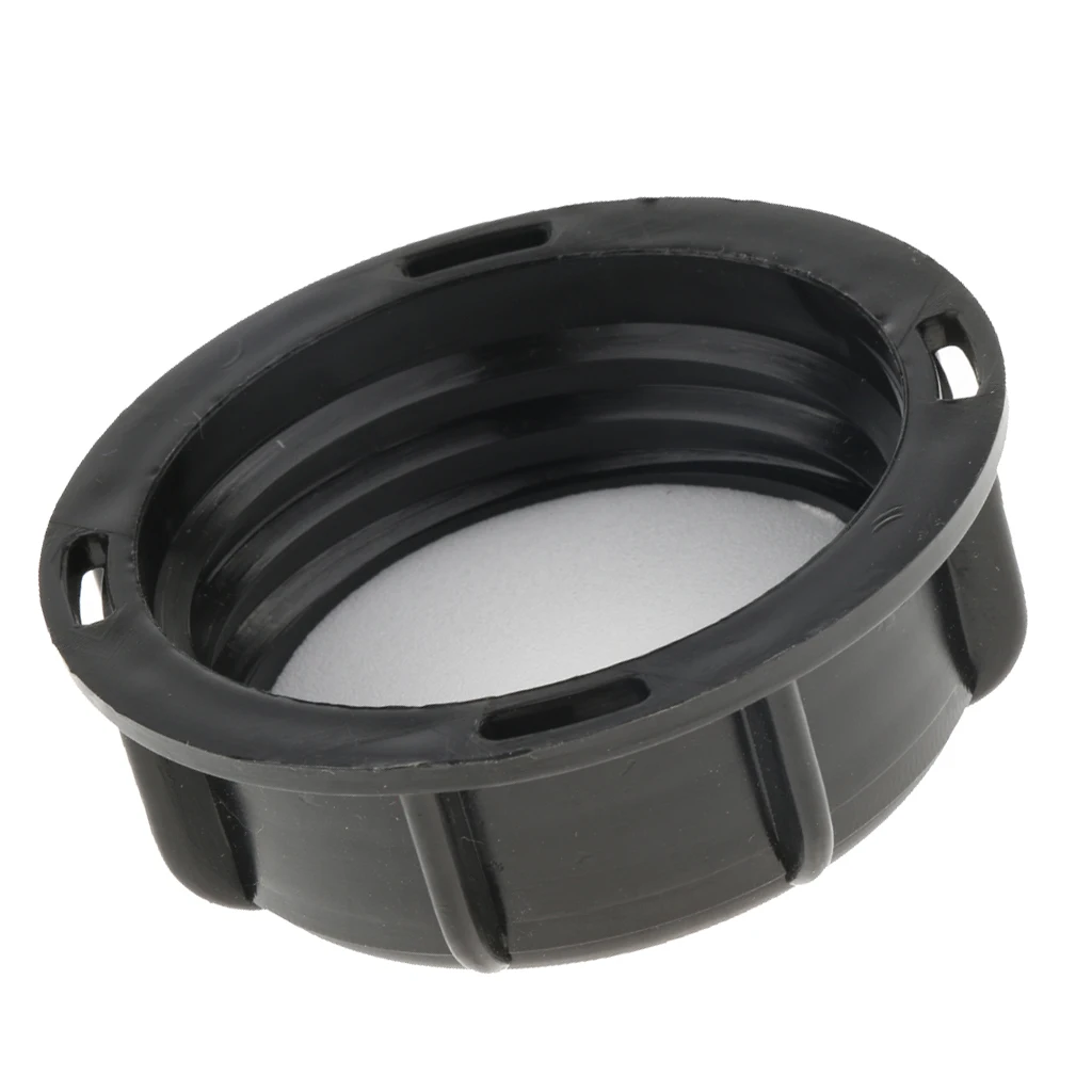 Water Liquid Storage IBC Tank Fitting Plastic Cover Lid Cap Adaptor Black