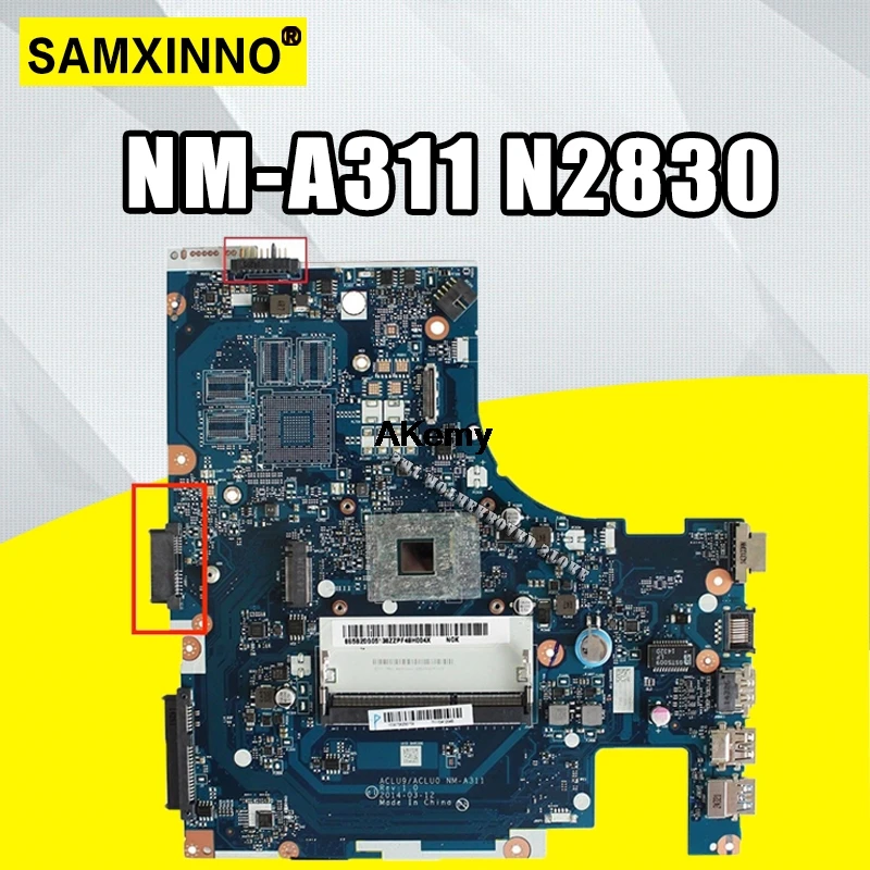

Brand New ACLU9 / ACLU0 NM-A311 Motherboard for Lenovo G40 G40-30 laptop MOTHERBOARD With cpu ( for intel CPU ) tested 100% work