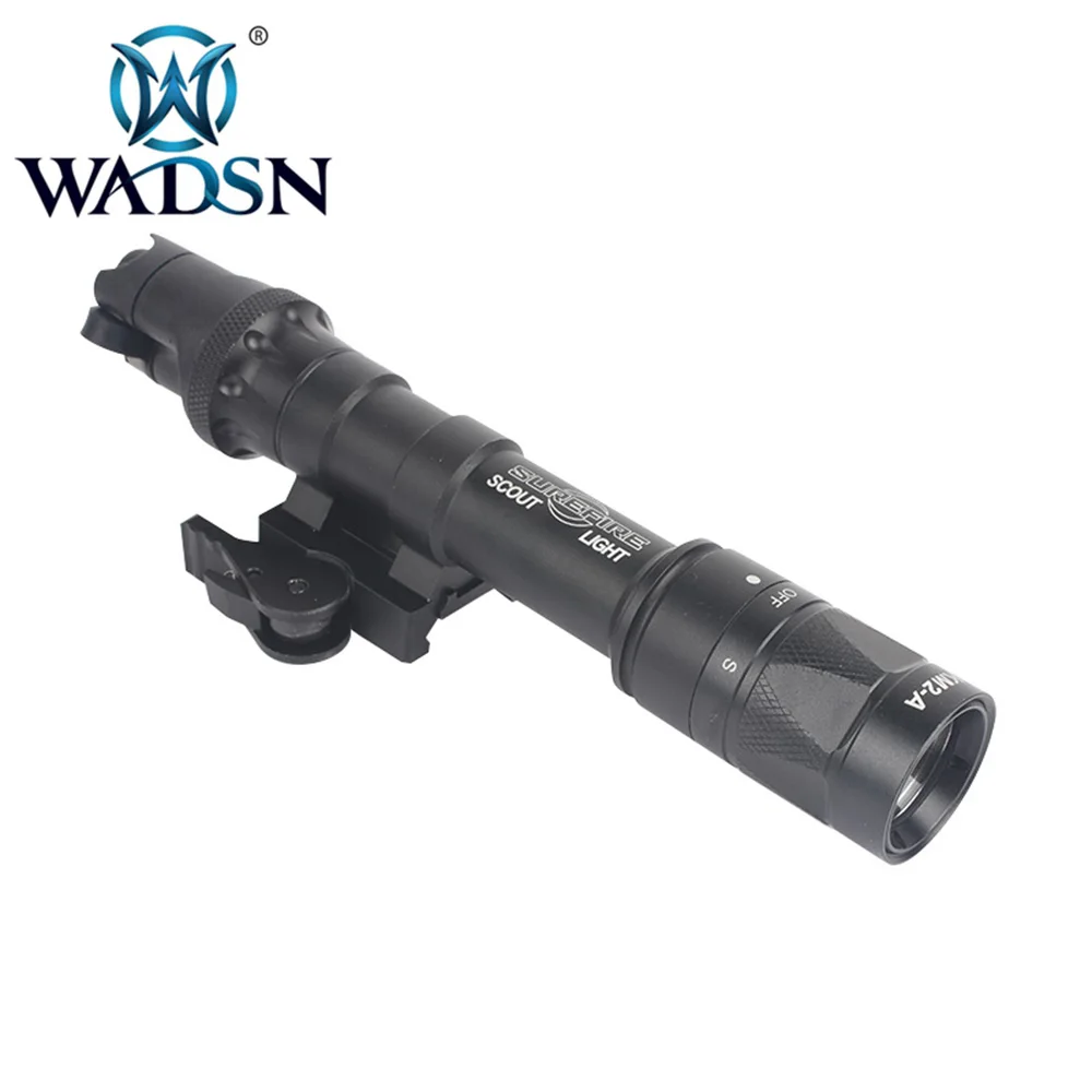 

WADSN Tactical Flashlight SF M622V Scout Light wDS07 Switch Assembly & ADM Wapens Mount Arme Softail Torches EX447 Weapon Lights