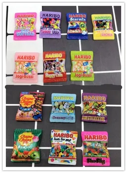 

13 color awaii Cartoon Simulation Candy Fake Food Resin Cabochon Flat back Cabochons for Bows DIY Scrapbooking Craft Accessories